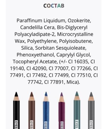 Belarusian cosmetics Eye pencil tone 1 black - Buy Online on GoSupps.com