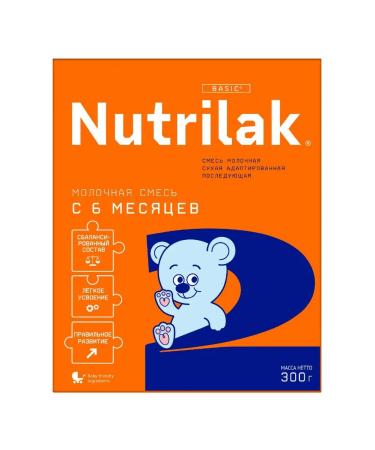 Nutrilak 2 mixture dry adapter 300g 4 pcs - Buy Online on GoSupps.com