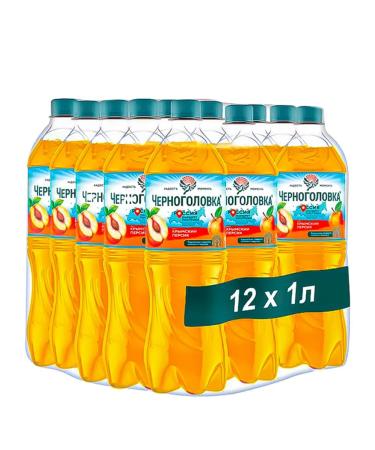 Chernogolovka Lemonade Crimean peach 1l x 12pcs Pat - Buy Online on GoSupps.com