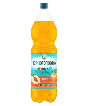Chernogolovka Lemonade Crimean peach 1l x 12pcs Pat - Buy Online on GoSupps.com