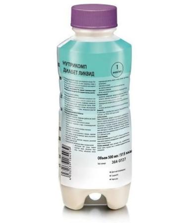 NUTRICOMP Diabetes liquid neuter taste 500ml 4 pcs - Buy Online on GoSupps.com