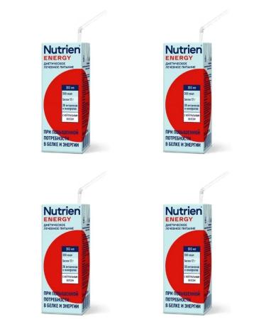 Nutrien Energy with a neutral taste of 200ml 4 pcs