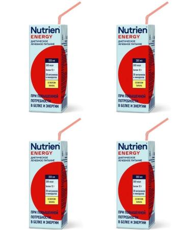 Nutrien Energy with the taste of banana 200ml 4 pcs