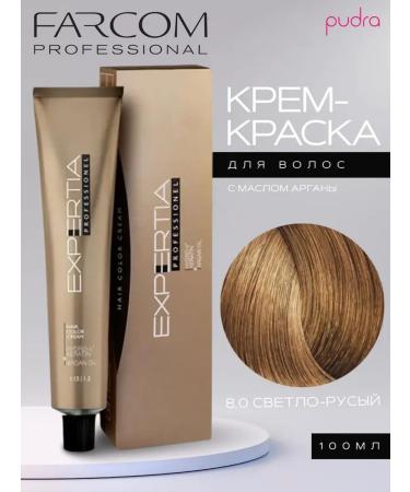 Farcom Hair Cream Expertia Hair Color Cream 8.0