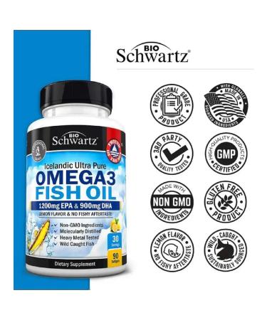 bioschwartz Omega vitamins 3 90 capsules 2250 mg
