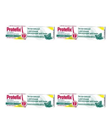 Protefix cream Fixir Extra-horsepower 47g mint 4 pcs