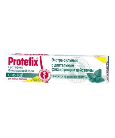 Protefix cream Fixir Extra-horsepower 47g mint 4 pcs - Buy Online on GoSupps.com