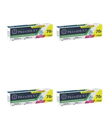 President cream guarantor d fixation tooth prostheses 70g neutral taste 4 pcs