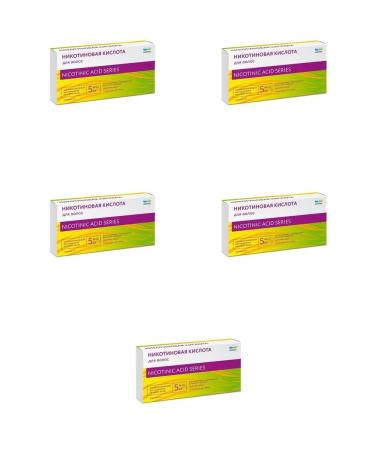 Update nicotinic acid for hair N10 5ml 5 pcs