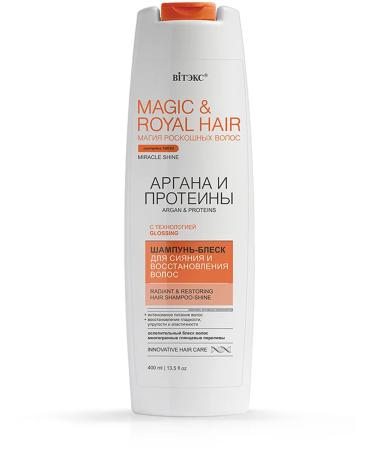 Vitex Argan's hair shampoo and Protein Magic & Royal Hair