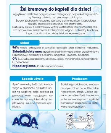 Aqa baby New Aqua Cream-gel 250ml d bathing - Buy Online on GoSupps.com