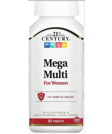 21st Century Mega Multi Women 90 Tablets (vitamin complex for women)