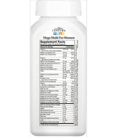 21st Century Mega Multi Women 90 Tablets (vitamin complex for women) - Buy Online on GoSupps.com