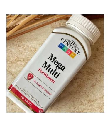 21st Century Mega Multi Women 90 Tablets (vitamin complex for women) - Buy Online on GoSupps.com