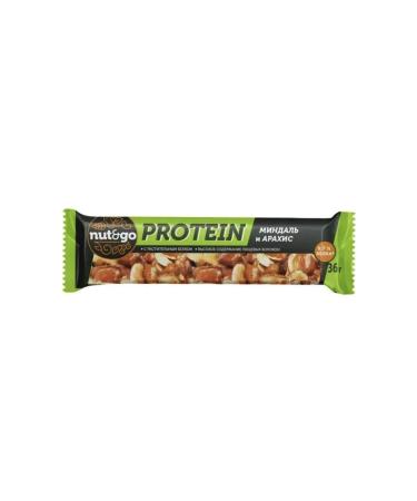 KDV Batoner protein nut and go almonds arachis 18 pcs 36 g - Buy Online on GoSupps.com