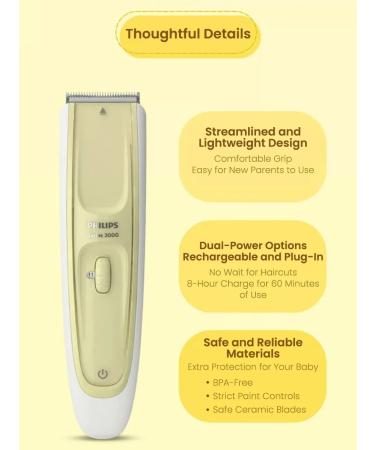 Philips Electric Hair Clipper for Children HC2089 Yellow - Buy Online on GoSupps.com
