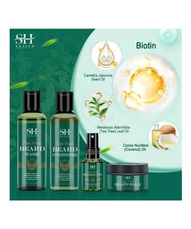 Oil for the growth of a beard with a tea tree (30 ml) - Buy Online on GoSupps.com