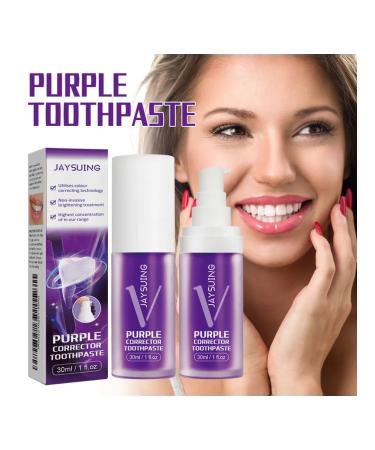 Violet toothpaste for bleaching (30 ml) - Buy Online on GoSupps.com