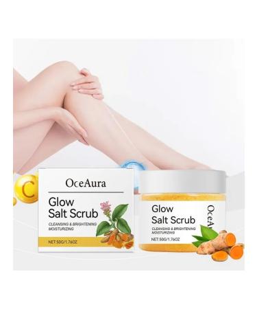 Salt scrub with turmeric (50 g moisturizing purification) - Buy Online on GoSupps.com