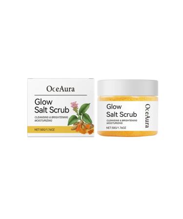 Salt scrub with turmeric (50 g moisturizing purification) - Buy Online on GoSupps.com