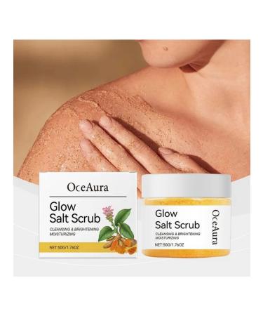 Salt scrub with turmeric (50 g moisturizing purification) - Buy Online on GoSupps.com