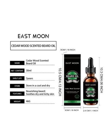 Cedar beard oil (30 ml moisturizing and softening) - Buy Online on GoSupps.com