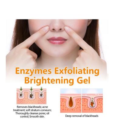 Enzyme gel piling for face (50g from black dots) - Buy Online on GoSupps.com
