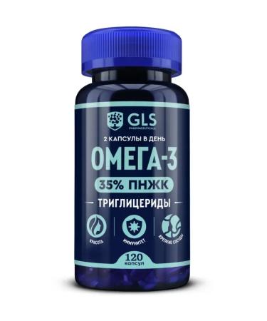 GLS pharmaceuticals Omega 3 triglyceride 35% 120 pcs