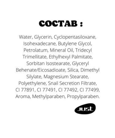 Just make up CC "Snail" Tonal cream (with snail extract) t. 01 25g - Buy Online on GoSupps.com