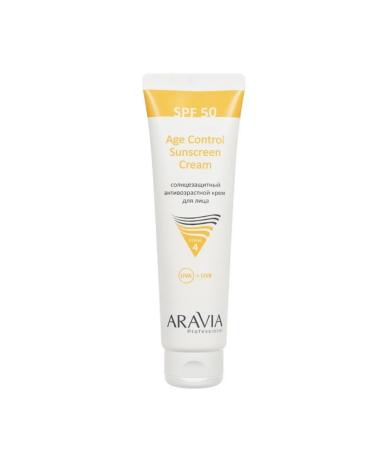 ARAVIA Professional Sunscreen anti -aging cream SPF 50 - Buy Online on GoSupps.com