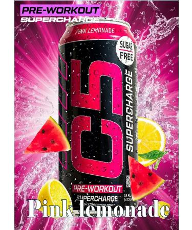 C5 SuperchaRge sports drink pink lemonade 12 g b b