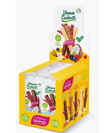 Smart Sweets Bats with coconut 20 g 20 pcs - Buy Online on GoSupps.com