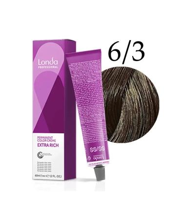 Londa Professional Cream paint 6 3 Londacolor Extra Rich Persistent 60 ml - Buy Online on GoSupps.com