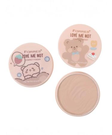FARRES cosmetics Face powder matting compact light-beige 01 - Buy Online on GoSupps.com