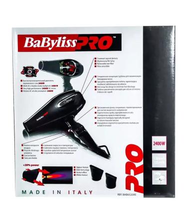 Babyliss Hair hair dryer Pro Caruso 2400w - Buy Online on GoSupps.com