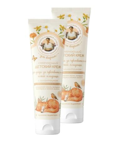 Grandma Agafia's Recipes Children's cream for baby care 0+ 100ml 2pcs