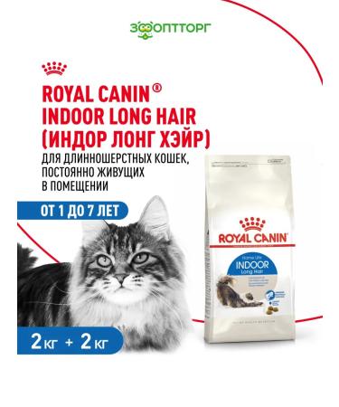 ROYAL CANIN Dry food Long Hair for long -haired cats 2 kg x 2 pcs