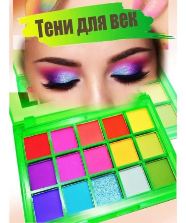 Makeup cosmetics Palette of shadows for eye makeup