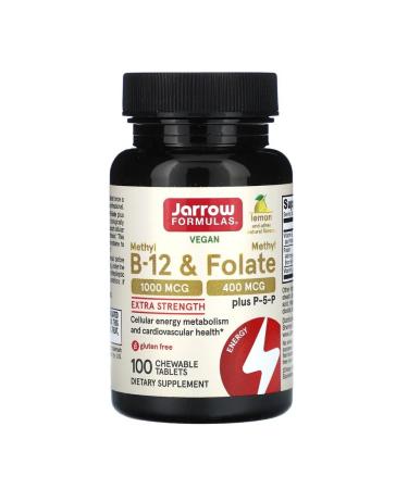 Jarrow Formulas Methyl B12 & Methyl Flate 100 tablets