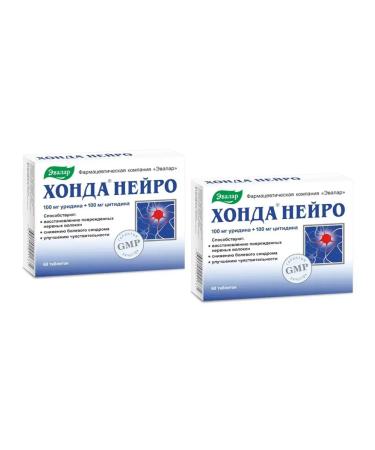 Evalar Honda neuro 60 tablets 2 pcs
