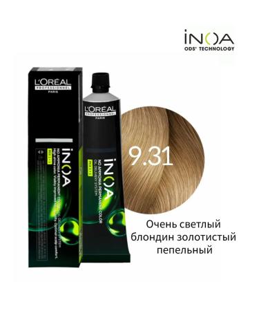 L'Oreal Professional Inoa 9.31 hair dye without ammonia inoa 60 ml