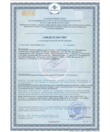 YALMA Succinite amber acid vitamin C and E - Buy Online on GoSupps.com