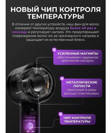 yoodragons Feng Stayler for hair 7 in 1 for curl curls with nozzles - Buy Online on GoSupps.com