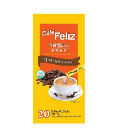 Coffee drink soluble 3B1 Feliz Mokka Gold 240 g