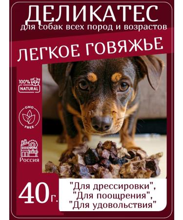 ZOOGENY Dog treating beef light 100% natural 40g