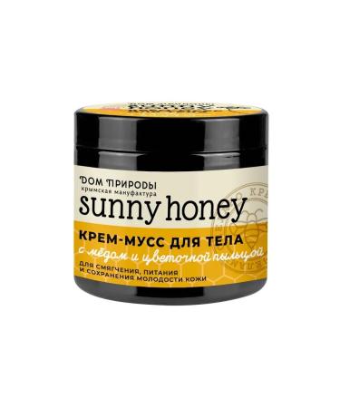 Manufactory House of Nature Cream-moss for the body with honey and flower pollen Sunny Honey - Buy Online on GoSupps.com