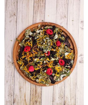 Wild Gathering Tea drink raspberry mood 100g of herbal collection - Buy Online on GoSupps.com