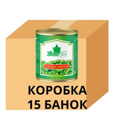 Canada Green Canned green peas 15 cans of 316 grams - Buy Online on GoSupps.com