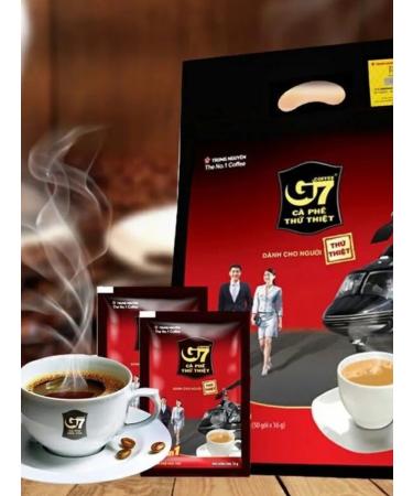 TRUNG NGUYEN Soluble coffee G7 3 in 1 100 bags - Buy Online on GoSupps.com