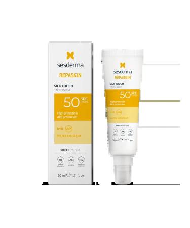 sesderma Waterproof transparent sunscreen Repaskin Silk Touch - Buy Online on GoSupps.com